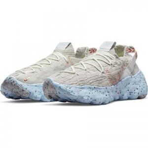 Nike Cream and Blue Athletic Shoes